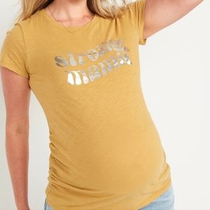 Old Navy Strong Mama maternity tee